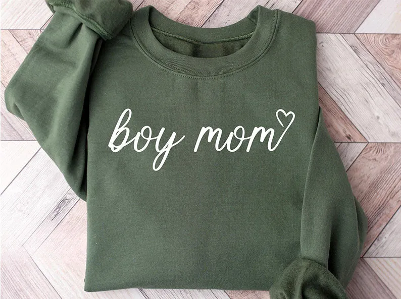Boy Mom Crewneck Sweatshirt
