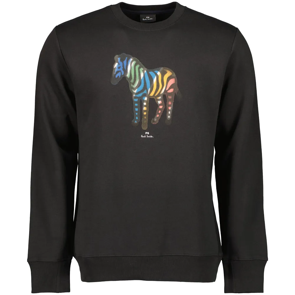 Broad Stripe Zebra Sweatshirt