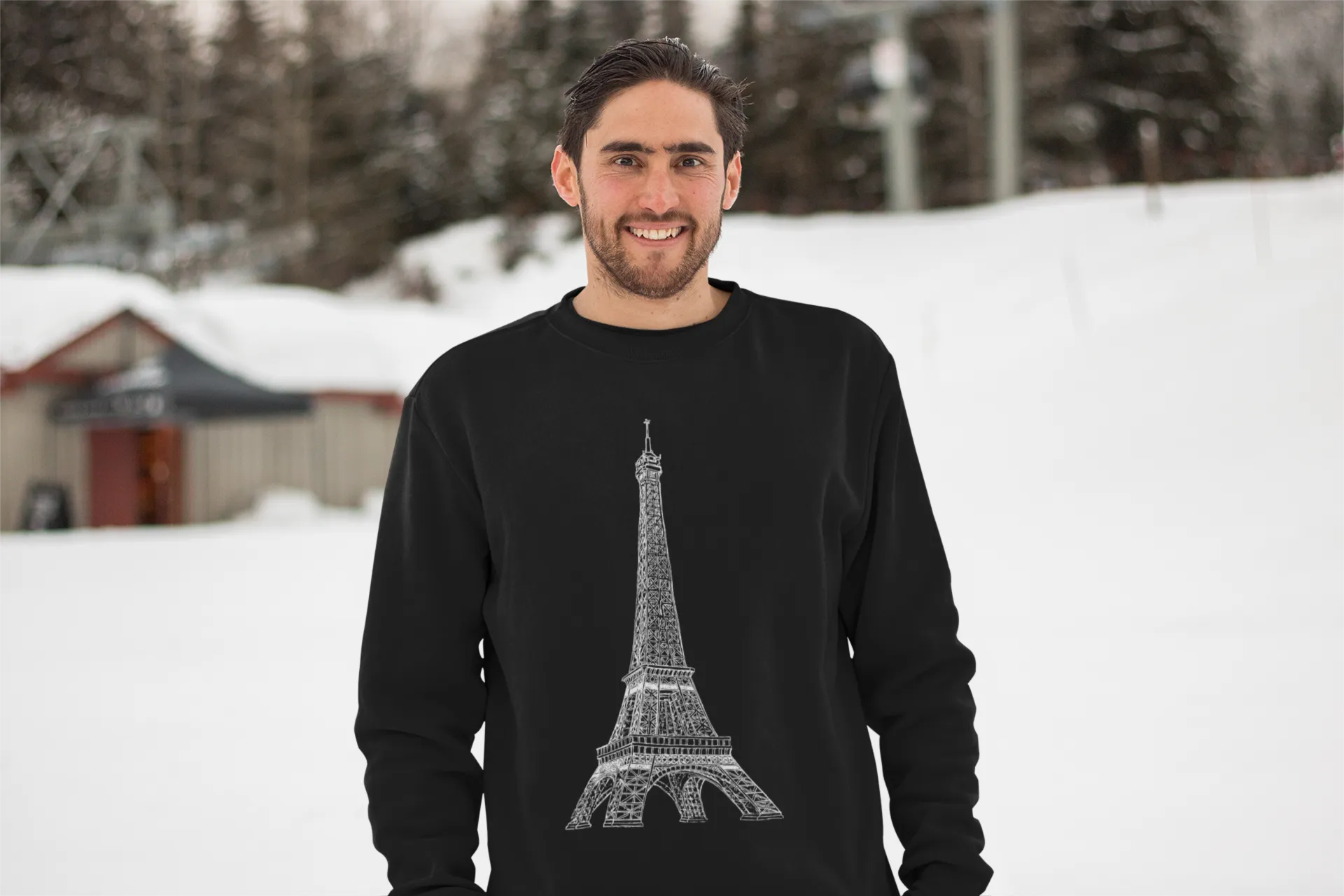 Eiffel Tower - Unisex Heavy Blend™ Crewneck Sweatshirt