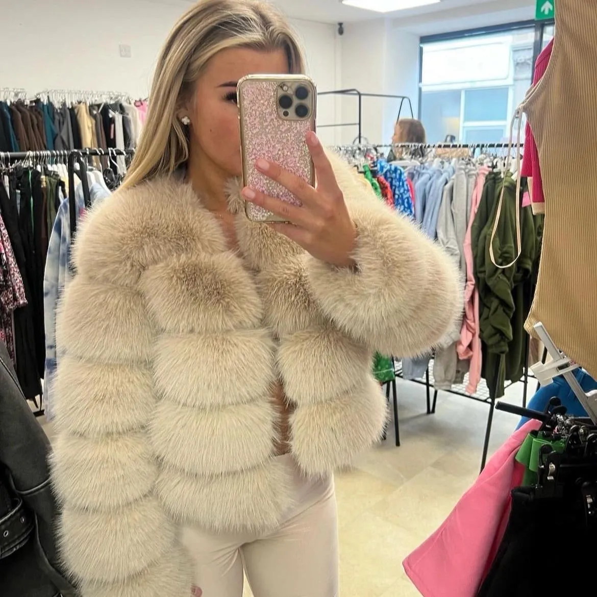 Faux Fur Jacket