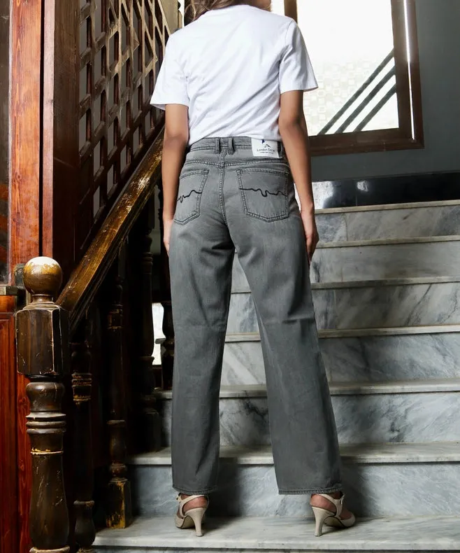 Grange Relaxed Boyfriend Silver