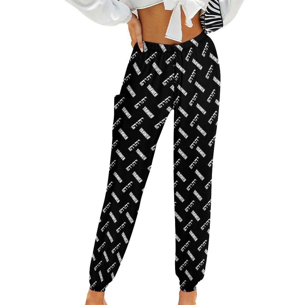 King YAHWEH Omni Womens Drawstring Casual Pants