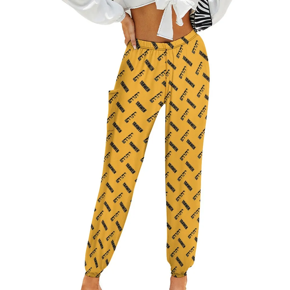 King YAHWEH Omni Womens Drawstring Casual Pants