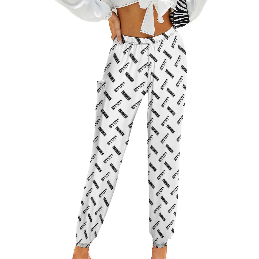 King YAHWEH Omni Womens Drawstring Casual Pants