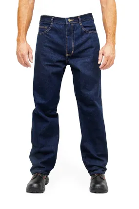 KJ01 - Kolossus Heavy Duty Straight Cut Five Pocket 100% Cotton Work Jeans with Triple Seams