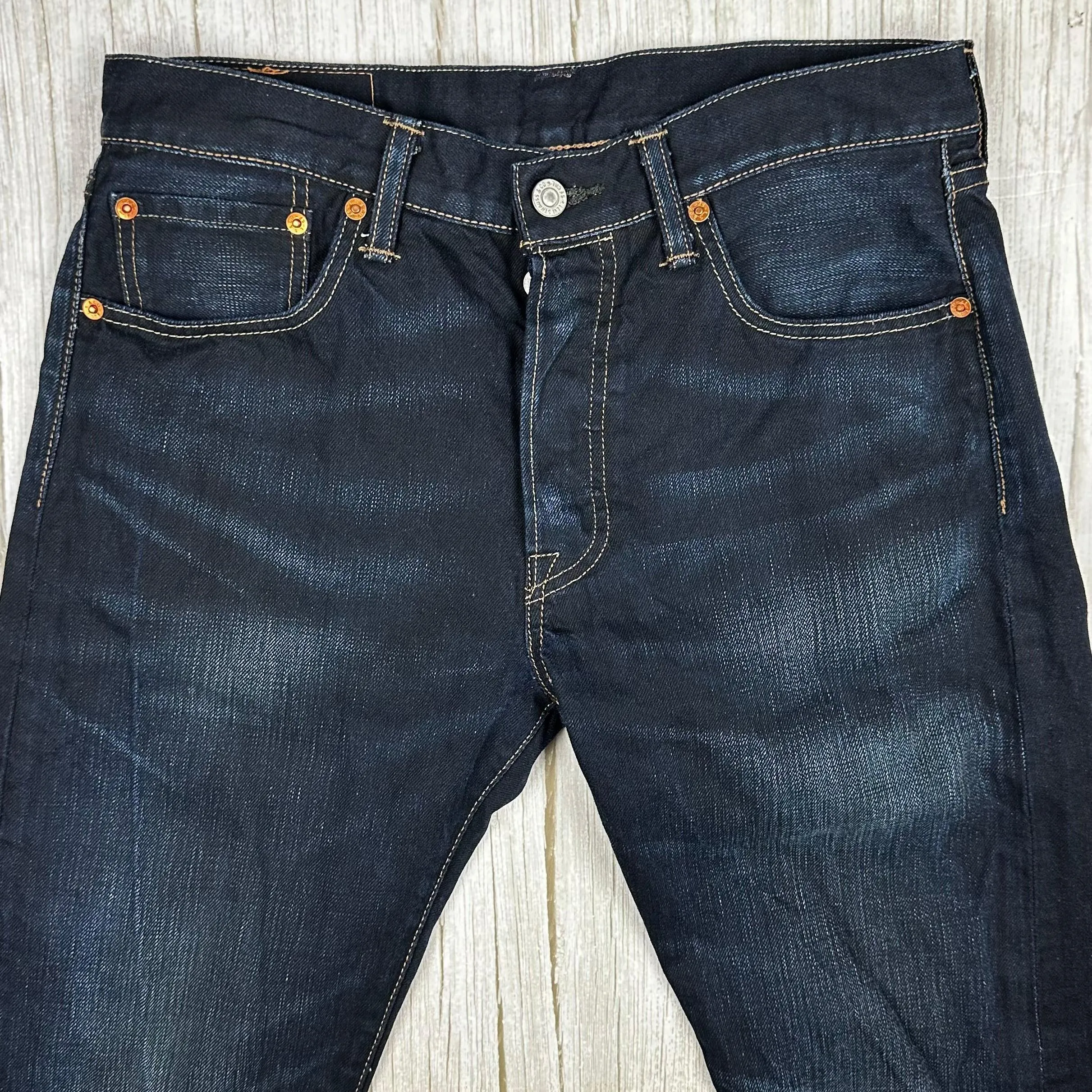 Levis 505 Dark Wash Regular Fit  -Size 32