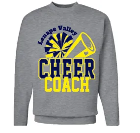 LV Cheer Coach Crewneck sweatshirts and tee shirts