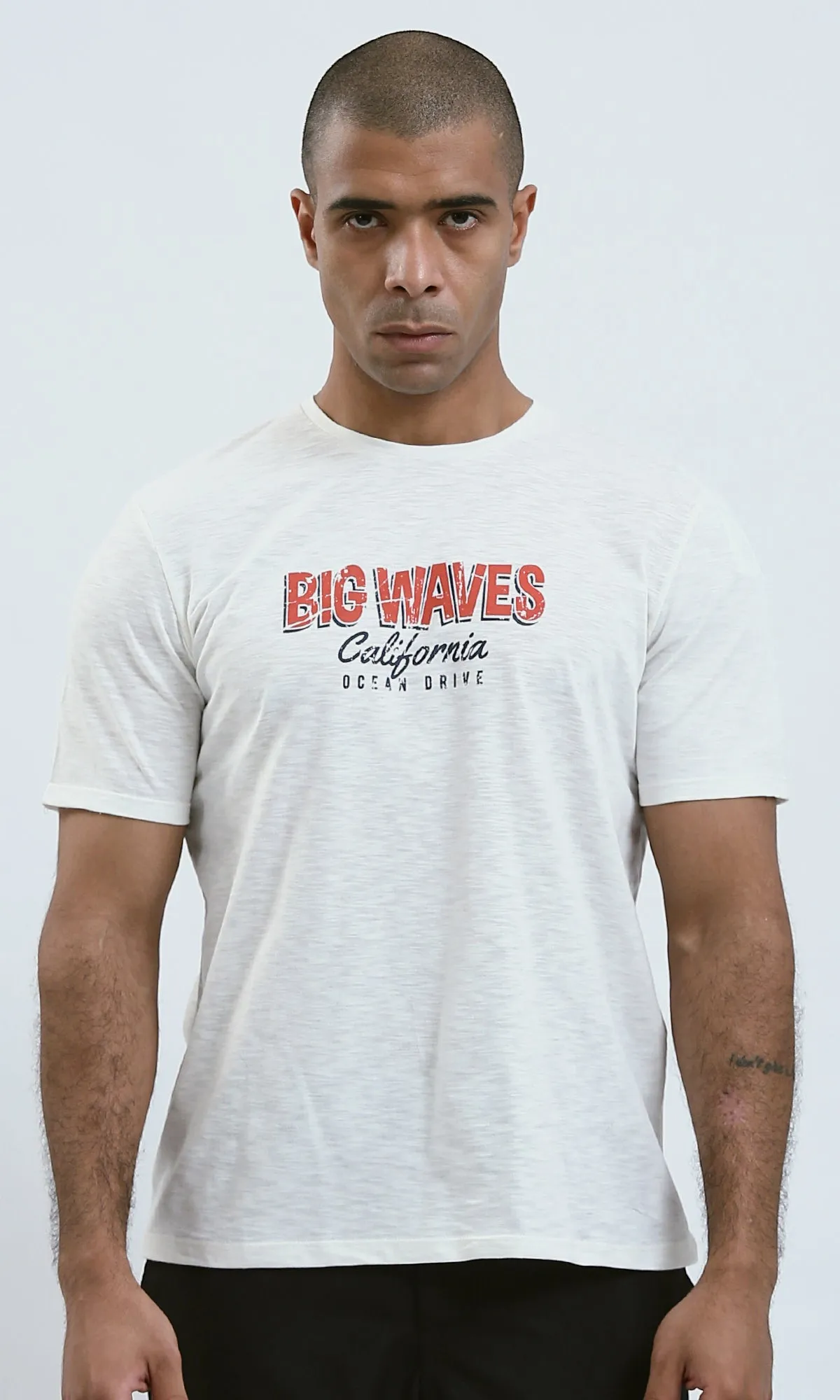 O182418 - Regular Fit Off-White Short Sleeves Tee
