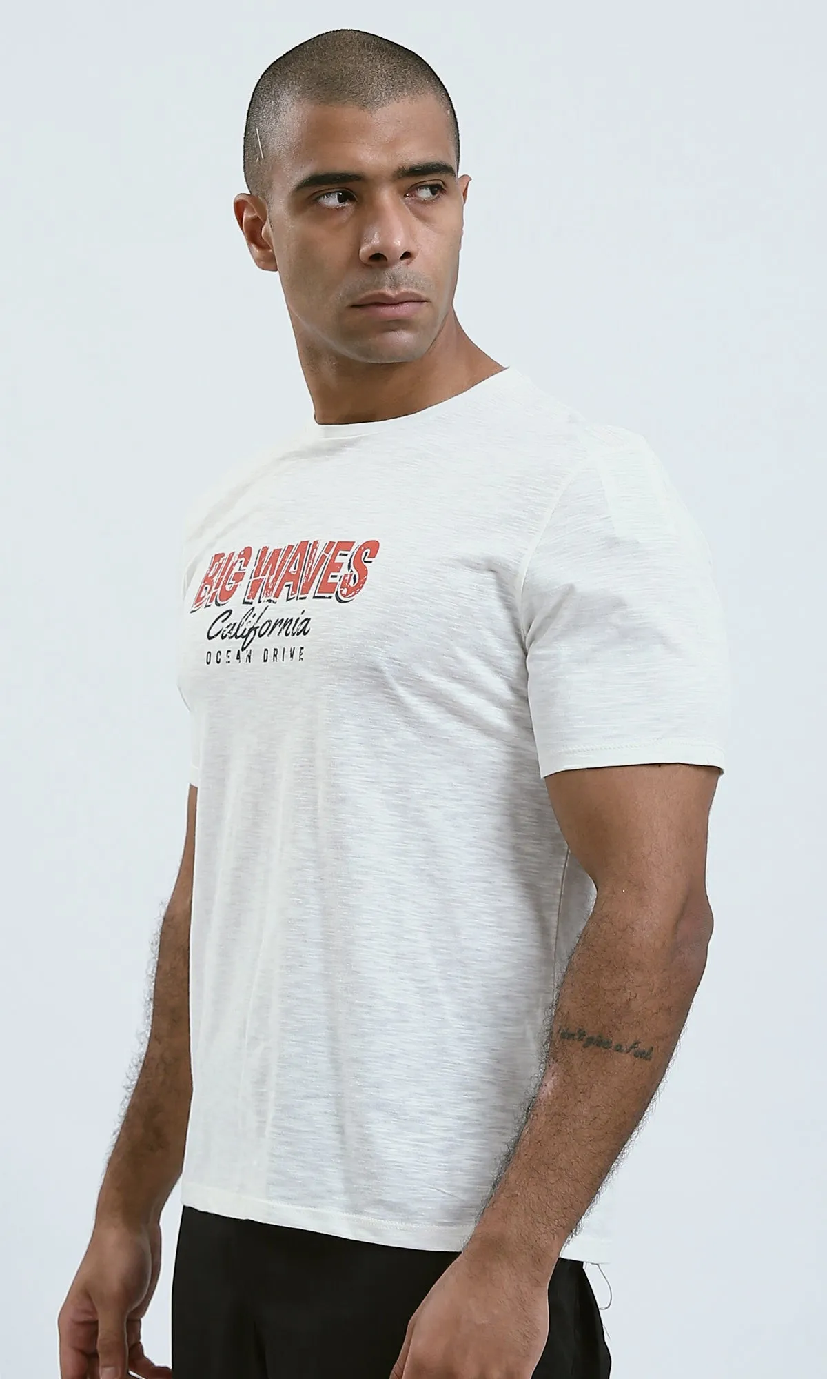 O182418 - Regular Fit Off-White Short Sleeves Tee
