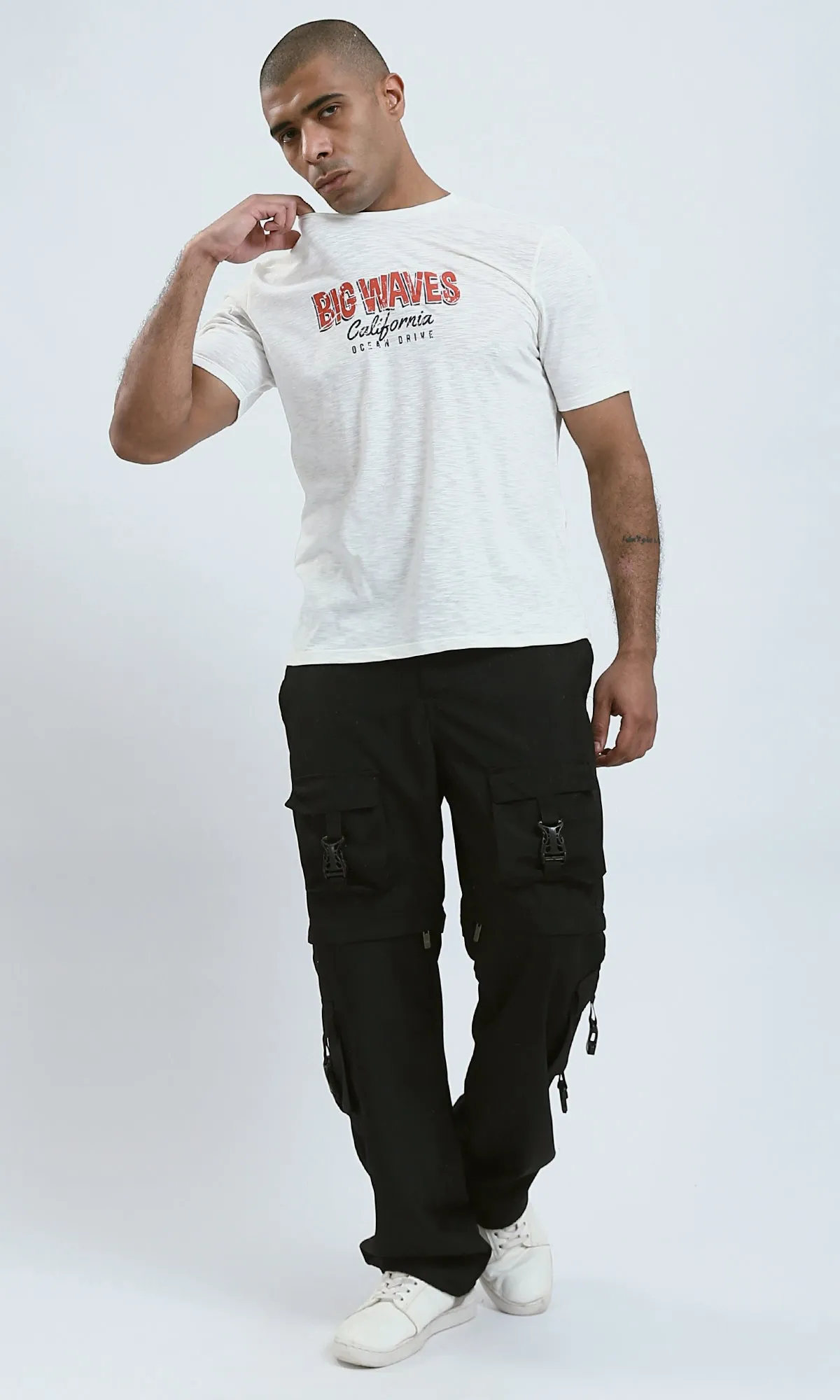 O182418 - Regular Fit Off-White Short Sleeves Tee