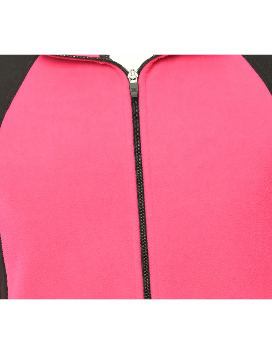 Pink Fleece Sweatshirt - M