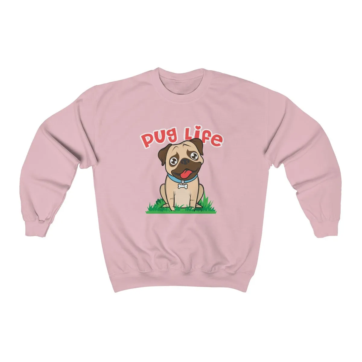 Pug Sweatshirt, Unisex Heavy Blend™ Crewneck Sweatshirt