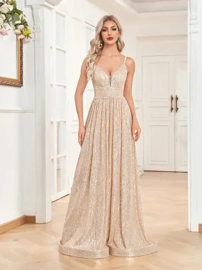 Sequin Gown for High-End Events - Prom Dress