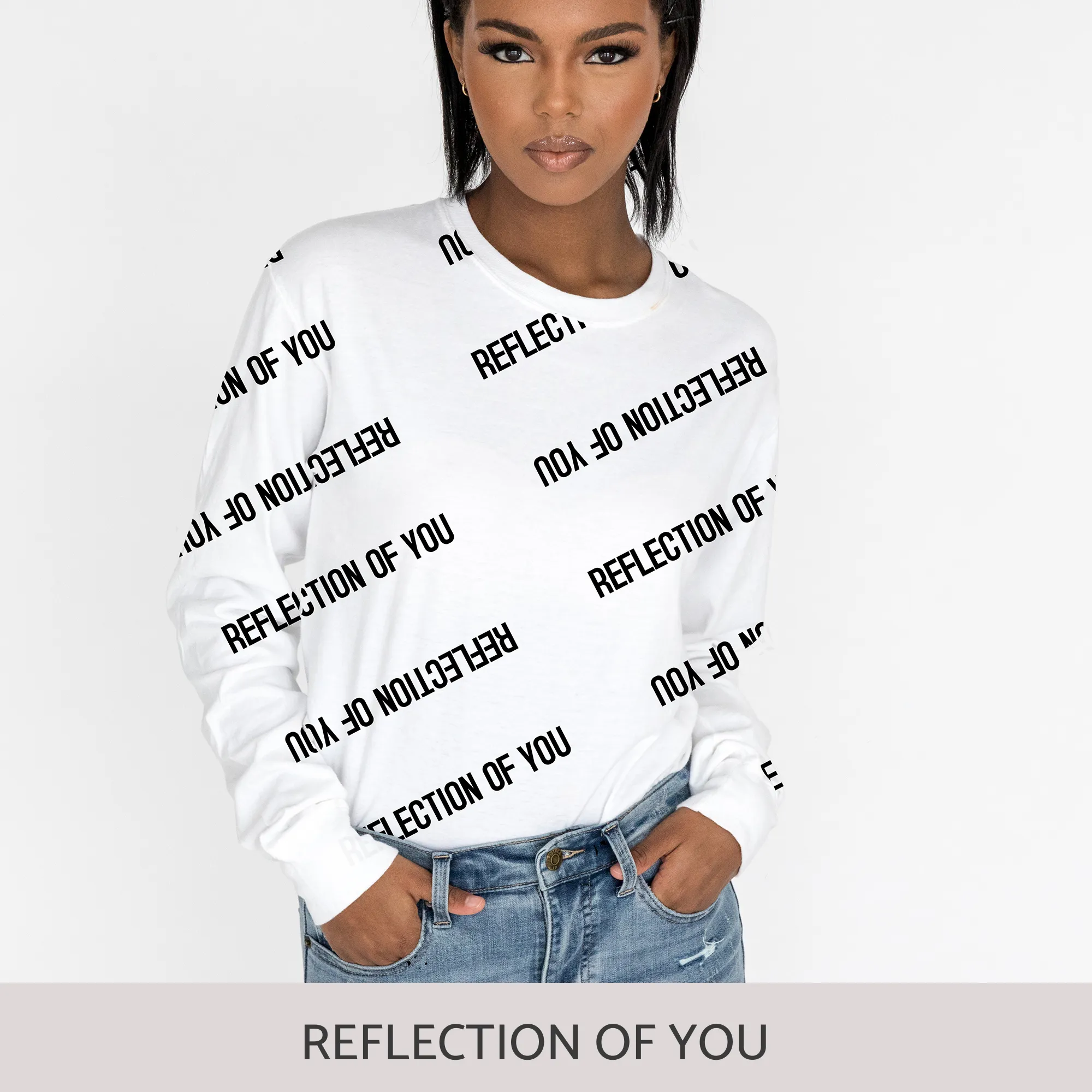Unisex Long Sleeve Tee in White