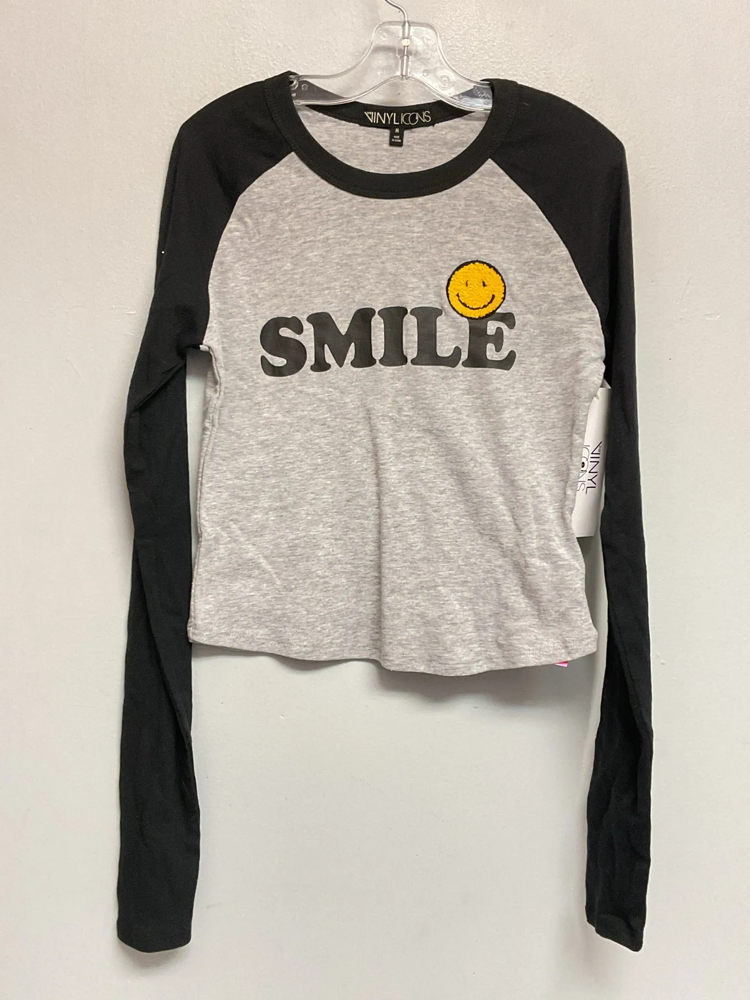 Vinyl ICONS Size 16 Gray & Black Cotton Big Girls Tees/Polos/Tunics